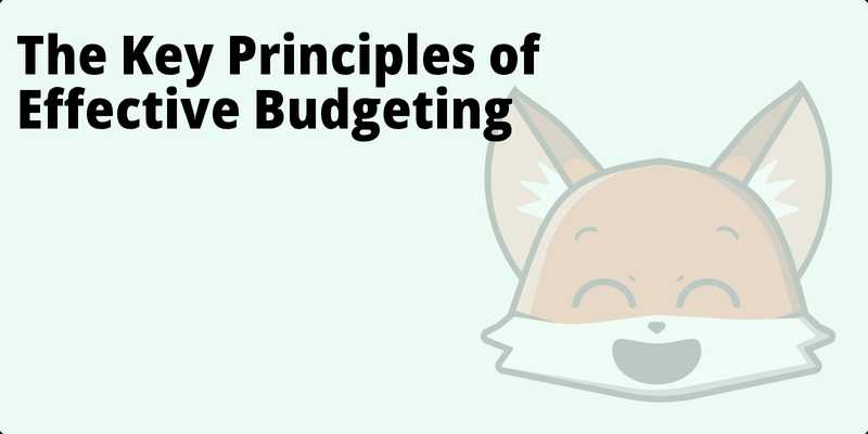 The Key Principles of Effective Budgeting hero